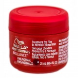 Masca pentru Par Vopsit Fin sau Normal - Wella Professionals Brilliance Mask 25 ml